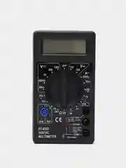 Черный мультиметр цифровой, тестер, DT-830D со звуковой прозвонкой