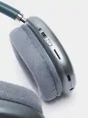 Голубой наушники беспроводные накладные STN-01 с гарнитурой Bluetooth