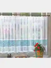 Тюль для окон, белая, гардинное полотно, 100% полиэстер