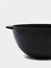 Казан для плова 8л, Мечта, литой, толстостенный, с крышкой, покрытие Granit black