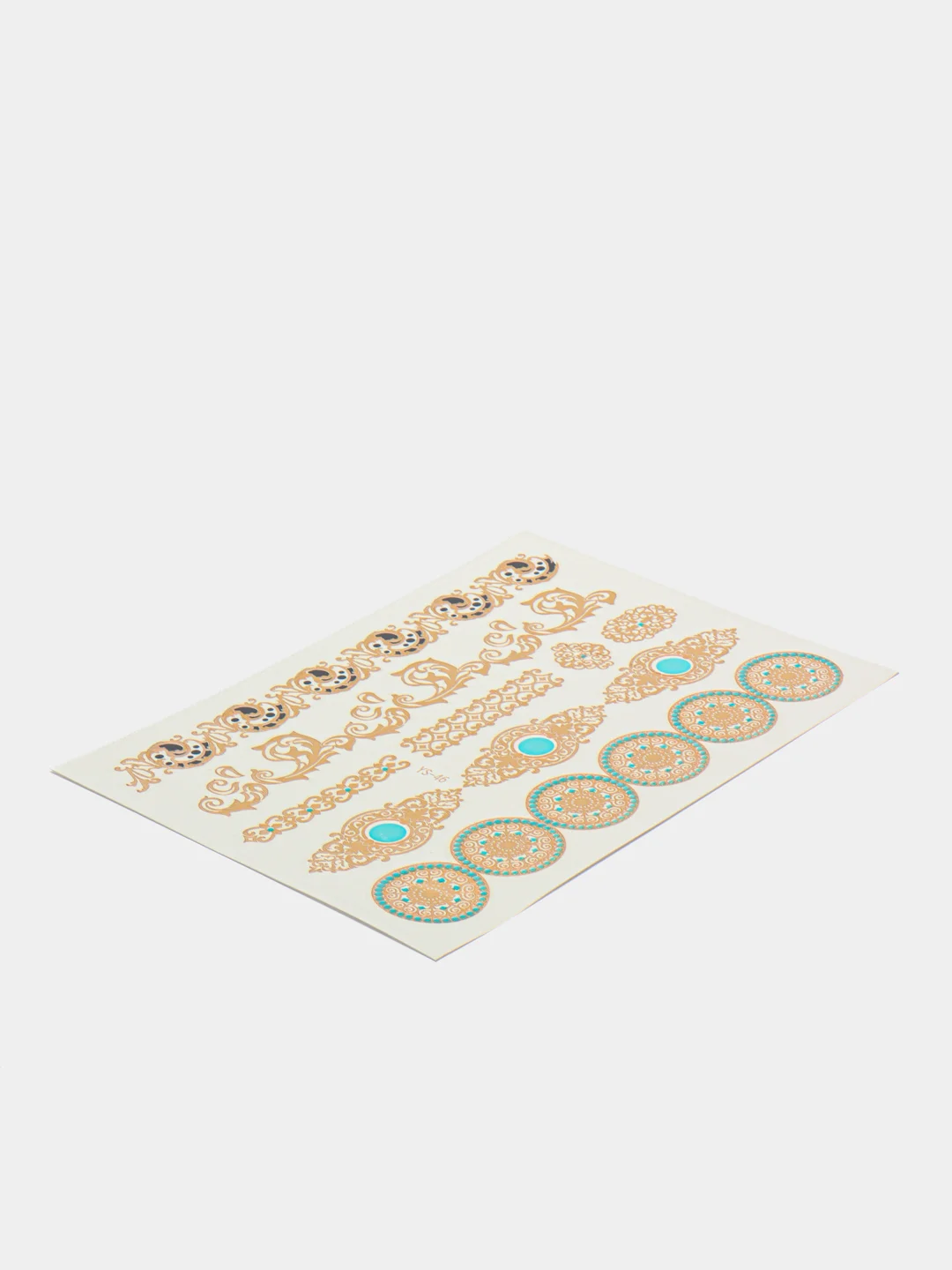 Бежевый меланж временные тату, переводные тату, Flash tattoo 14*20 см