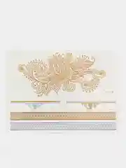 Бронзовый временные тату, переводные тату, Flash tattoo 14*20 см