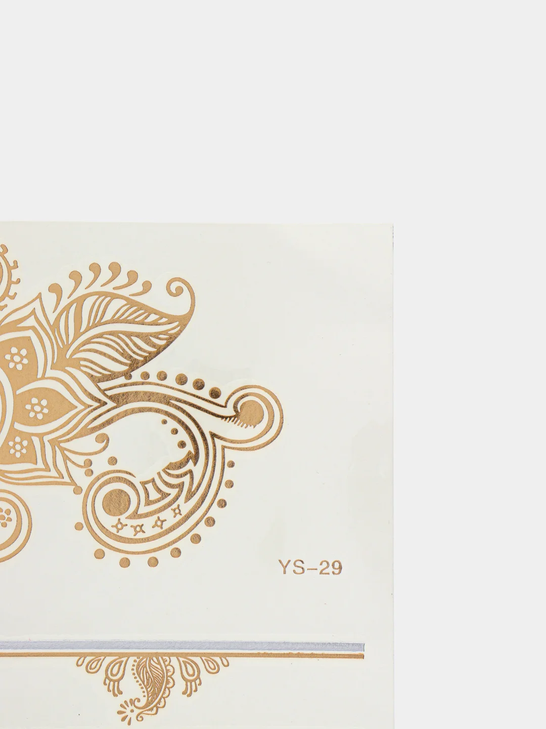 Бронзовый временные тату, переводные тату, Flash tattoo 14*20 см