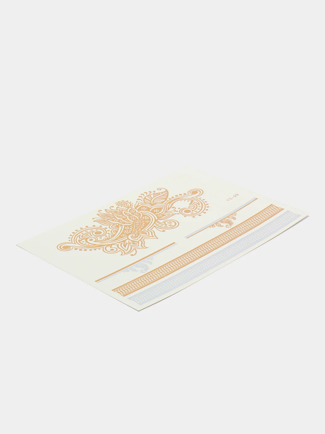 Бронзовый временные тату, переводные тату, Flash tattoo 14*20 см