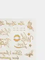 Бордовый временные тату, переводные тату, Flash tattoo 14*20 см