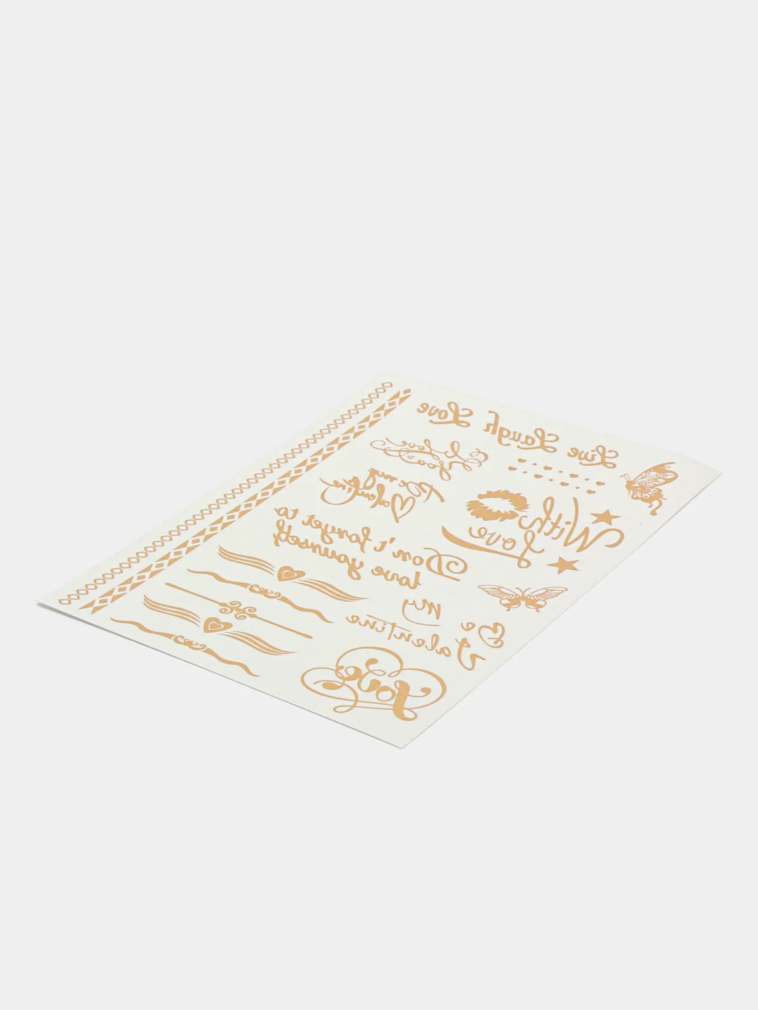 Бордовый временные тату, переводные тату, Flash tattoo 14*20 см