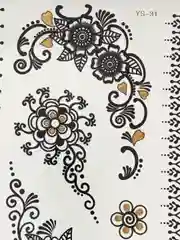 Конфетный временные тату, переводные тату, Flash tattoo 14*20 см
