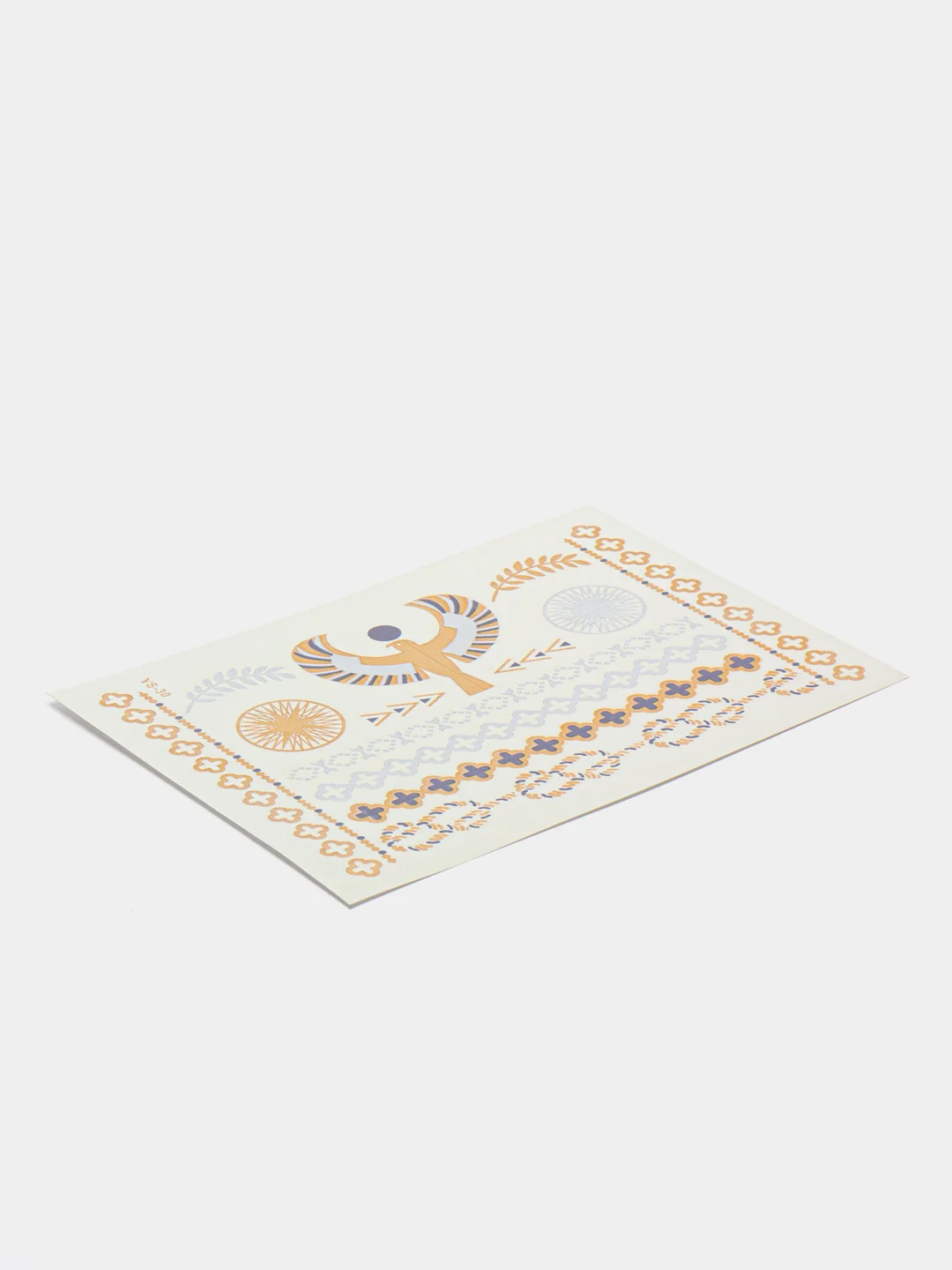 Индиго временные тату, переводные тату, Flash tattoo 14*20 см