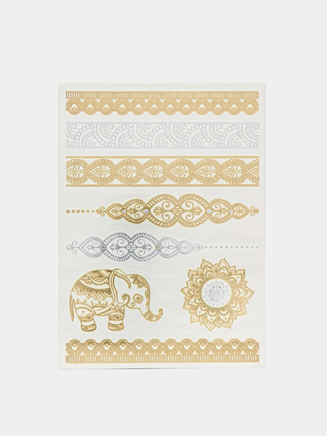 Горчичный временные тату, переводные тату, Flash tattoo 14*20 см