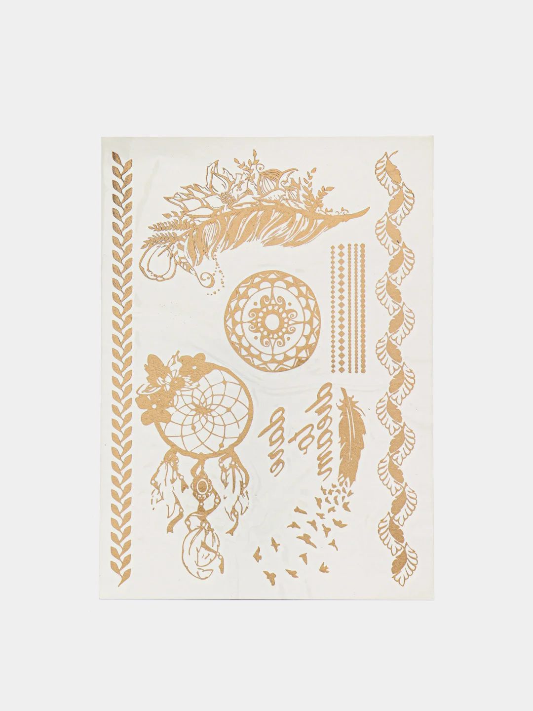 Голубой временные тату, переводные тату, Flash tattoo 14*20 см