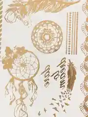 Голубой временные тату, переводные тату, Flash tattoo 14*20 см