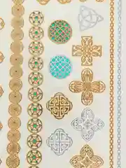 Зелёный хаки временные тату, переводные тату, Flash tattoo 14*20 см