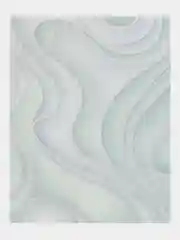 Бирюзовый обои бумажные дуплекс Аура