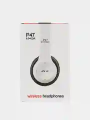 Белый беспроводные Bluetooth-наушники P47 Wireless