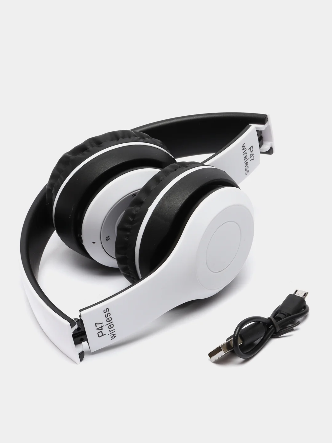 Белый беспроводные Bluetooth-наушники P47 Wireless