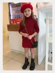 Костюм для девочки теплый / Свитер и юбка