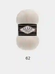 Прозрачный пряжа Alize Superlana Klasik,  25% Шерсть 75% Акрил, 100 г, 280 м