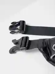 Черный поясная сумка бананка, мужская / женская сумка через плечо для документов