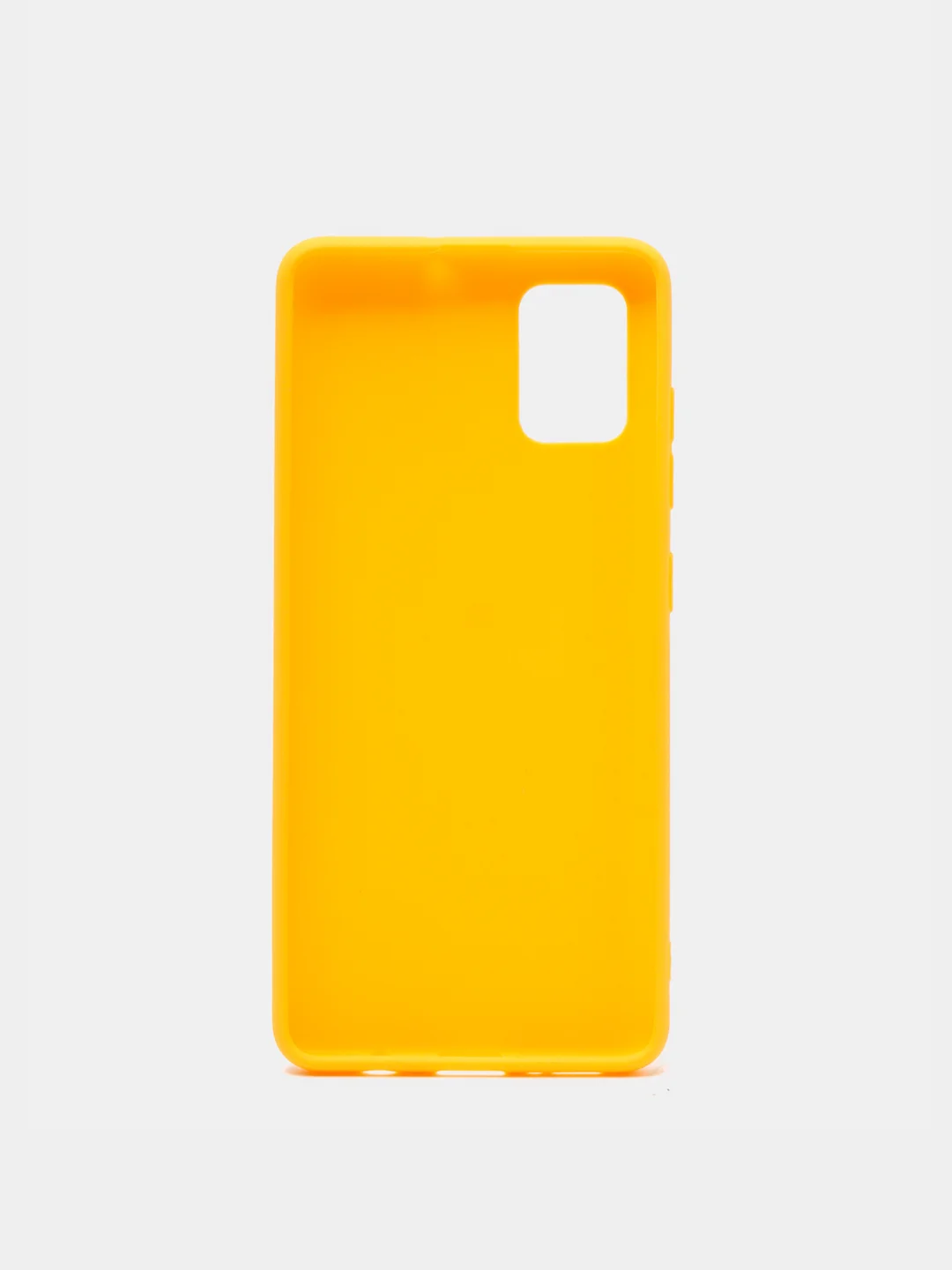 Желтый силиконовый чехол для Samsung Galaxy A51 (SM-A515F) (Самсунг Галакси А51), прозрачный