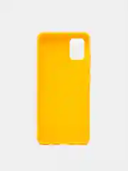 Желтый силиконовый чехол для Samsung Galaxy A51 (SM-A515F) (Самсунг Галакси А51), прозрачный