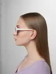 Белый очки солнечные женские