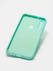 Бирюзовый чехол силиконовый для Xiaomi Redmi Note 8T ( Редми нот 8т)  с бархатной подкладкой