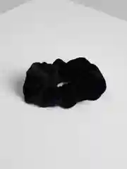 Черный шелковая резинка из 100% натурального шелка