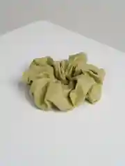 Зеленый льняная резинка для волос