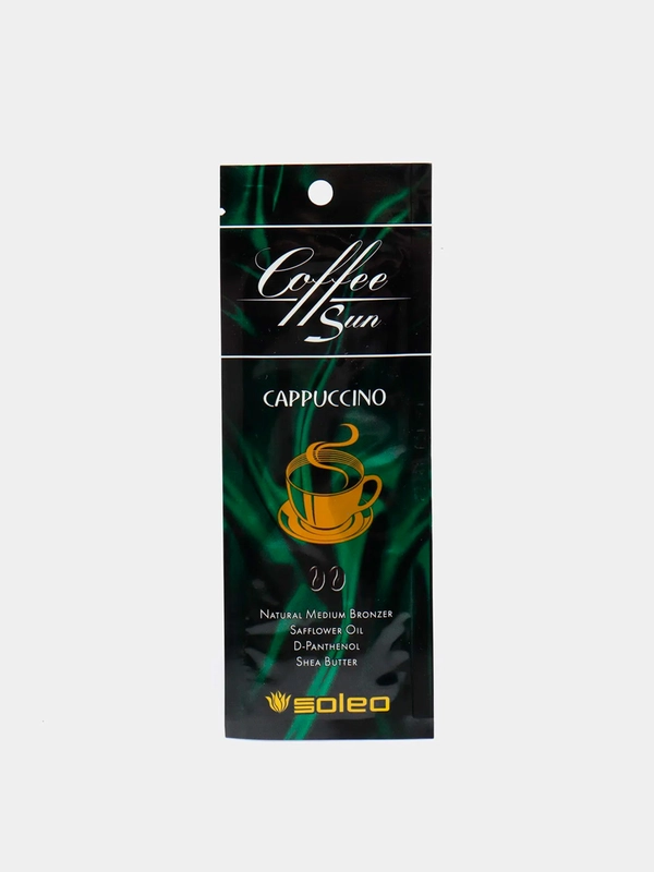 Soleo COFFEE SUN Вlack espresso, Cappuccino крем для загара в солярии 15 мл