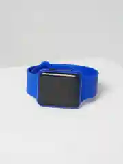 Синий led часы с электронным дисплеем, унисекс