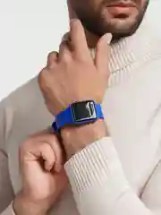 Синий led часы с электронным дисплеем, унисекс