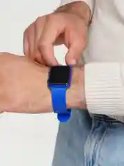 Синий led часы с электронным дисплеем, унисекс