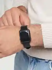 Черный led часы с электронным дисплеем, унисекс