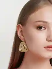 Серьги винтажные с узором