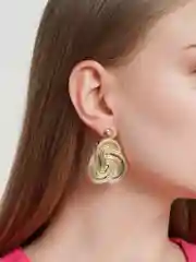 Серьги винтажные с узором