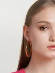 Серьги кольца золотые