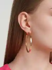Серьги кольца золотые