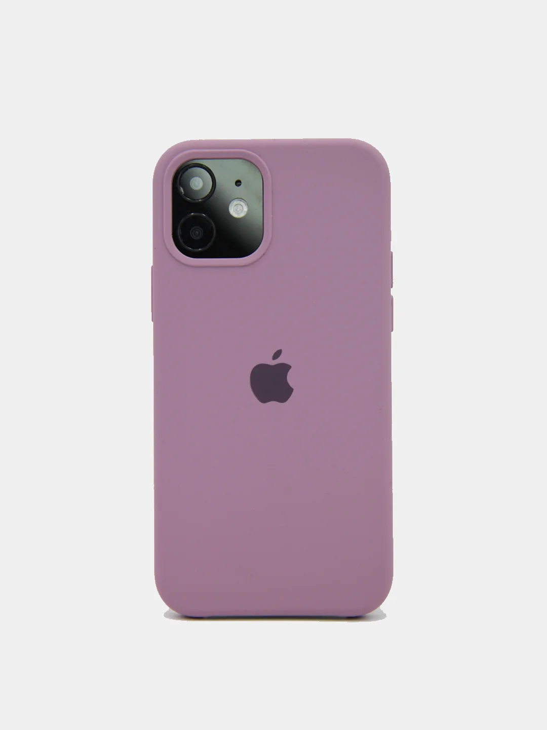 Терракотовый чехол Silicone Case для iPhone 12, 12 Pro с открытым низом