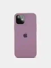 Терракотовый чехол Silicone Case для iPhone 12, 12 Pro с открытым низом