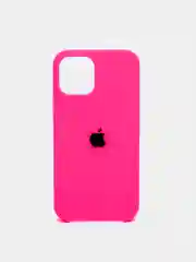 Фуксия чехол Silicone Case для iPhone 12, 12 Pro с открытым низом