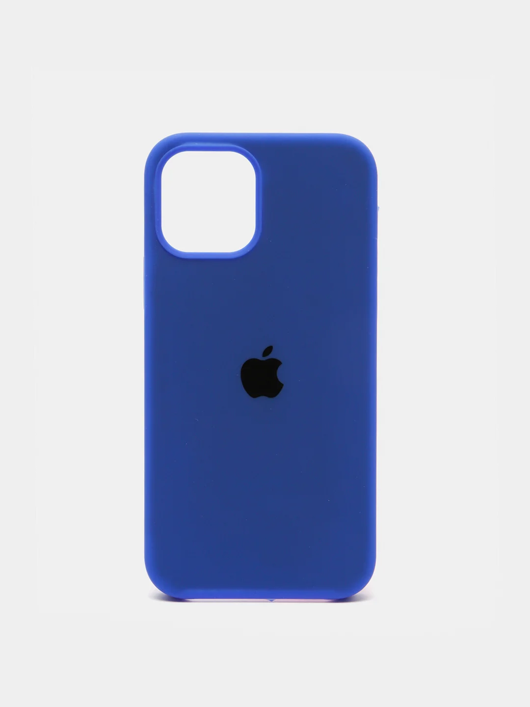 Индиго чехол Silicone Case для iPhone 12, 12 Pro с открытым низом