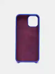 Индиго чехол Silicone Case для iPhone 12, 12 Pro с открытым низом