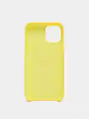 Золотой чехол Silicone Case для iPhone 12, 12 Pro с открытым низом