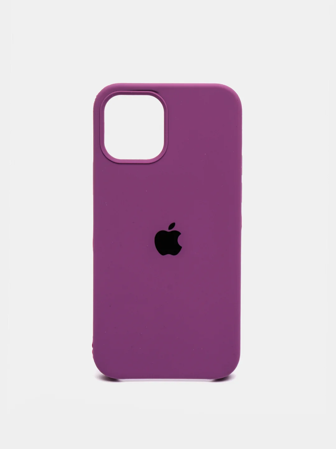 Пурпурный чехол Silicone Case для iPhone 12, 12 Pro с открытым низом