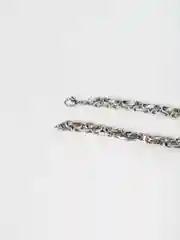 Серебряный браслет стальной
