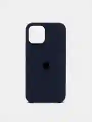 Темно-синий чехол Silicone Case для iPhone 12, 12 Pro с открытым низом