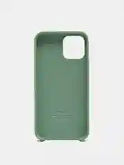 Лесной зеленый чехол Silicone Case для iPhone 12, 12 Pro с открытым низом