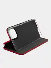 Красный чехол книжка Mi 11 Lite, Xiaomi 11 Lite 5G NE, Ми 11 Лайт, Сяоми 11 Лайт 5G НЕ