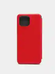 Красный чехол книжка Mi 11 Lite, Xiaomi 11 Lite 5G NE, Ми 11 Лайт, Сяоми 11 Лайт 5G НЕ