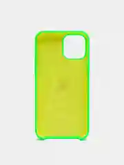 Лайм чехол Silicone Case для iPhone 12, 12 Pro с открытым низом